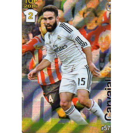 Carvajal Real Madrid Rayas Diagonales Puntas Redondas 577 Las Fichas Quiz Liga 2016 Official Quiz Game Collection