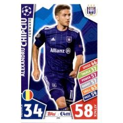 Alexandru Chipciu Anderlecht 286 Match Attax Champions 2017-18