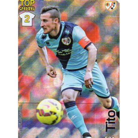 Tito Rayo Vallecano Rayas Diagonales Puntas Redondas 581 Las Fichas Quiz Liga 2016 Official Quiz Game Collection