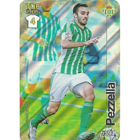Pezzella Betis Rayas Diagonales Puntas Redondas 593 Las Fichas Quiz Liga 2016 Official Quiz Game Collection