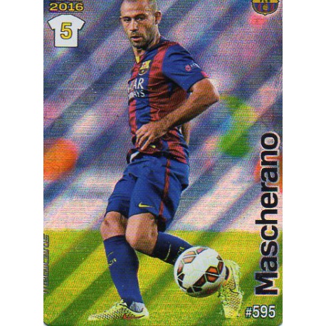 Mascherano Barcelona Rayas Diagonales Puntas Redondas 595 Las Fichas Quiz Liga 2016 Official Quiz Game Collection
