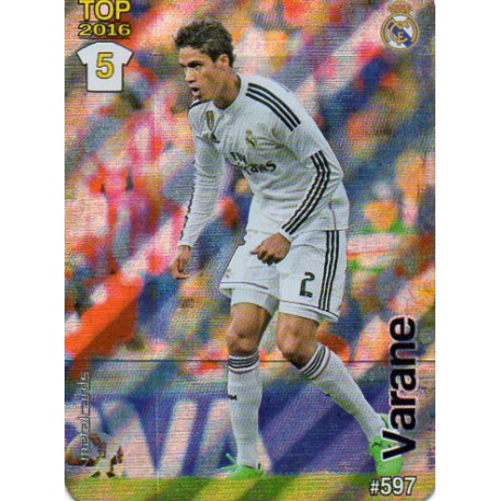 Varane Real Madrid Rayas Diagonales Puntas Redondas 597 Las Fichas Quiz Liga 2016 Official Quiz Game Collection