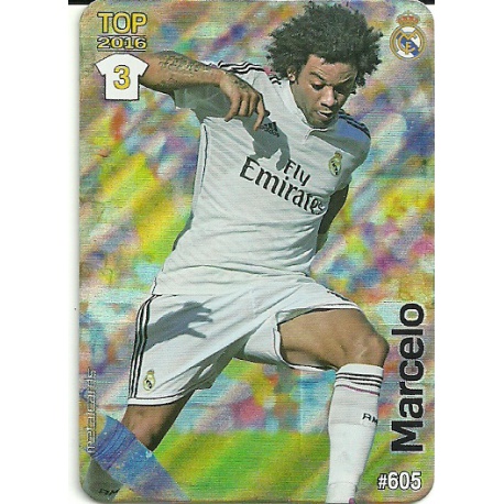 Marcelo Real Madrid Rayas Diagonales Puntas Redondas 605 Las Fichas Quiz Liga 2016 Official Quiz Game Collection