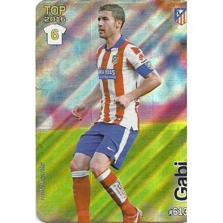 Gabi Atlético Madrid Rayas Diagonales Puntas Redondas 613 Las Fichas Quiz Liga 2016 Official Quiz Game Collection