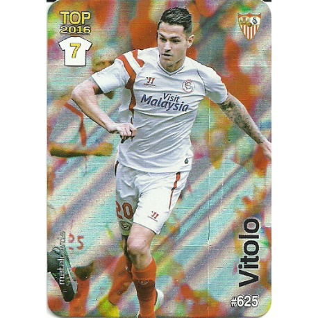 Vitolo Sevilla Rayas Diagonales Puntas Redondas 625 Las Fichas Quiz Liga 2016 Official Quiz Game Collection