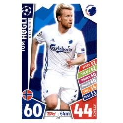 Tom Høgli København 291 Match Attax Champions 2017-18