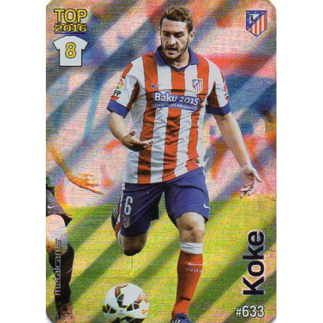 Koke Atlético Madrid Rayas Diagonales Puntas Redondas 633 Las Fichas Quiz Liga 2016 Official Quiz Game Collection