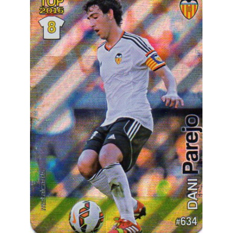 Dani Parejo Valencia Rayas Diagonales Puntas Redondas 634 Las Fichas Quiz Liga 2016 Official Quiz Game Collection