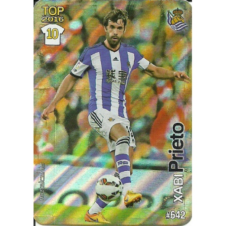 Xabi Prieto Real Sociedad Rayas Diagonales Puntas Redondas 642 Las Fichas Quiz Liga 2016 Official Quiz Game Collection