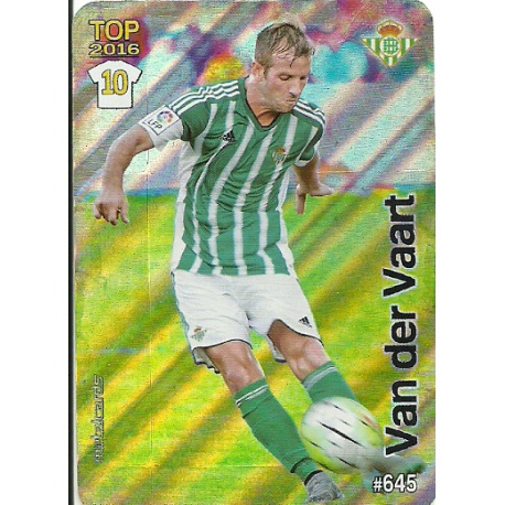 Van der Vaart Betis Rayas Diagonales Puntas Redondas 645 Las Fichas Quiz Liga 2016 Official Quiz Game Collection