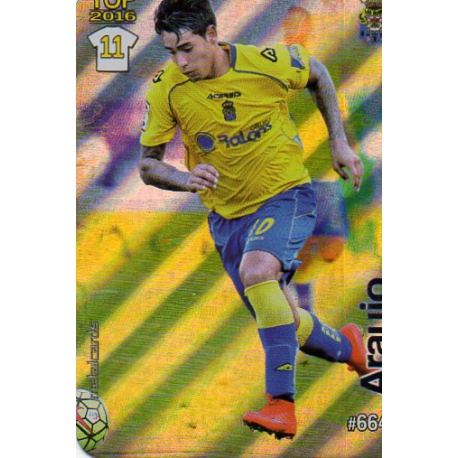 Araujo Las Palmas Rayas Diagonales Puntas Redondas 664 Las Fichas Quiz Liga 2016 Official Quiz Game Collection