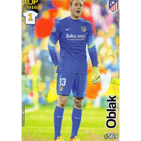 Oblak Atlético Madrid Mate Puntas Redondas 569 Las Fichas Quiz Liga 2016 Official Quiz Game Collection