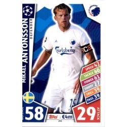 Mikael Antonsson København 295 Match Attax Champions 2017-18