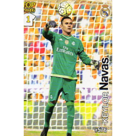 Keylor Navas Real Madrid Mate Puntas Redondas 576 Las Fichas Quiz Liga 2016 Official Quiz Game Collection
