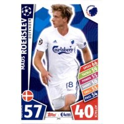 Mads Roerslev København 296 Match Attax Champions 2017-18