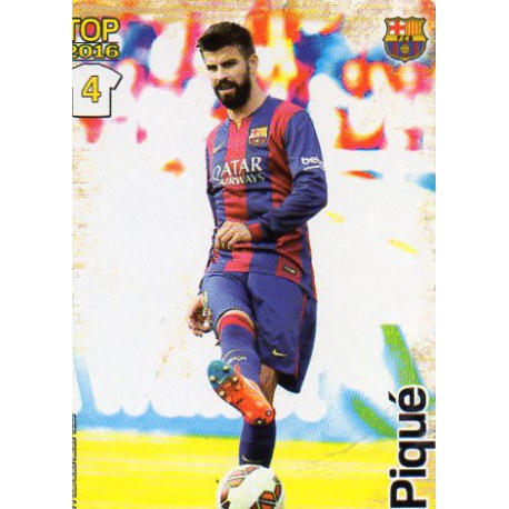 Piqué Barcelona Mate Puntas Redondas 586 Las Fichas Quiz Liga 2016 Official Quiz Game Collection