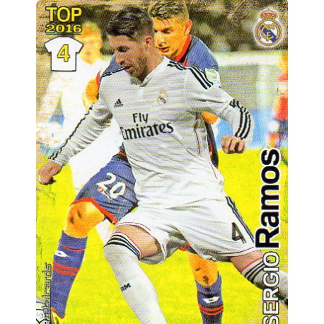 Sergio Ramos Real Madrid Mate Puntas Redondas 592 Las Fichas Quiz Liga 2016 Official Quiz Game Collection