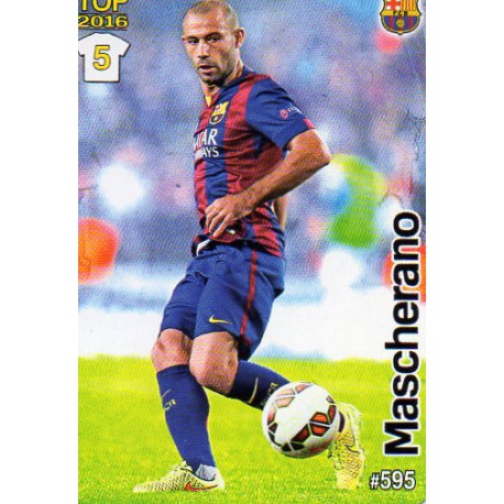 Mascherano Barcelona Mate Puntas Redondas 595 Las Fichas Quiz Liga 2016 Official Quiz Game Collection