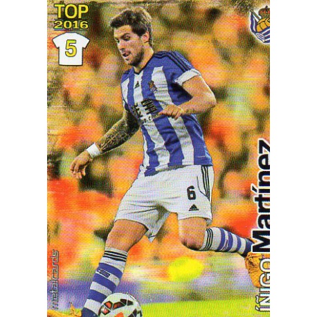 Íñigo Martínez Real Sociedad Mate Puntas Redondas 599 Las Fichas Quiz Liga 2016 Official Quiz Game Collection