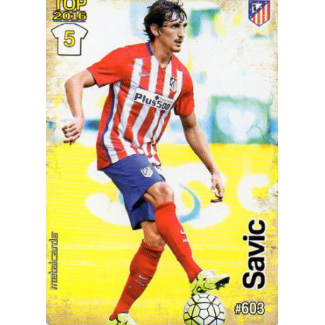 Savic Atlético Madrid Mate Puntas Redondas 603 Las Fichas Quiz Liga 2016 Official Quiz Game Collection