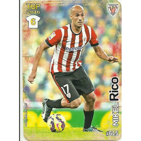 Mikel Rico Athletic Club Mate Puntas Redondas 615 Las Fichas Quiz Liga 2016 Official Quiz Game Collection