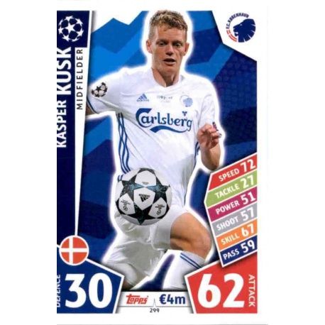 Kasper Kusk København 299 Match Attax Champions 2017-18