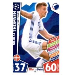 Nicolaj Thomsen København 301 Match Attax Champions 2017-18