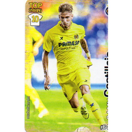 Samu Castillejo Villarreal Mate Puntas Redondas 647 Las Fichas Quiz Liga 2016 Official Quiz Game Collection