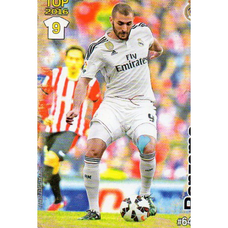 Benzema Real Madrid Mate Puntas Redondas 649 Las Fichas Quiz Liga 2016 Official Quiz Game Collection