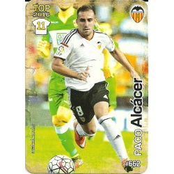 Paco Alcacer Valencia Mate Puntas Redondas 662 Las Fichas Quiz Liga 2016 Official Quiz Game Collection