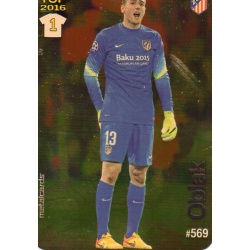 Oblak Atlético Madrid Dorado Puntas Redondas 569 Las Fichas Quiz Liga 2016 Official Quiz Game Collection