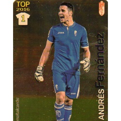 Andrés Fernández Granada Dorado Puntas Redondas 575 Las Fichas Quiz Liga 2016 Official Quiz Game Collection