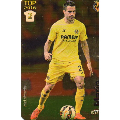 Mario Villarreal Dorado Puntas Redondas 579 Las Fichas Quiz Liga 2016 Official Quiz Game Collection