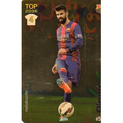 Piqué Barcelona Dorado Puntas Redondas 586 Las Fichas Quiz Liga 2016 Official Quiz Game Collection