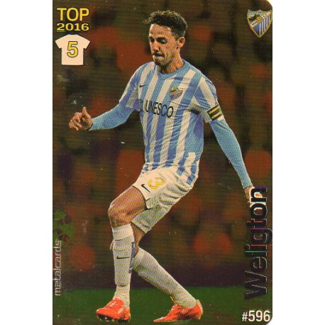 Weligton Málaga Dorado Puntas Redondas 596 Las Fichas Quiz Liga 2016 Official Quiz Game Collection