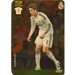 Varane Real Madrid Dorado Puntas Redondas 597 Las Fichas Quiz Liga 2016 Official Quiz Game Collection