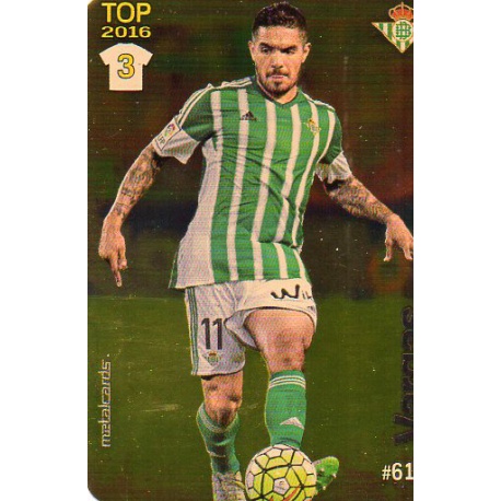 Vargas Betis Dorado Puntas Redondas 612 Las Fichas Quiz Liga 2016 Official Quiz Game Collection