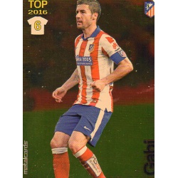Gabi Atlético Madrid Dorado Puntas Redondas 613 Las Fichas Quiz Liga 2016 Official Quiz Game Collection
