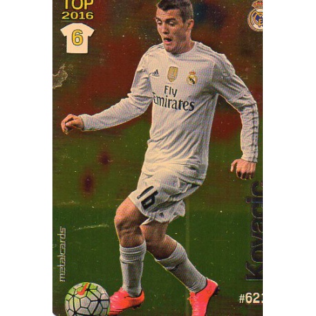 Kovacic Real Madrid Dorado Puntas Redondas 621 Las Fichas Quiz Liga 2016 Official Quiz Game Collection