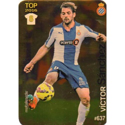 Víctor Sánchez Espanyol Dorado Puntas Redondas 637 Las Fichas Quiz Liga 2016 Official Quiz Game Collection