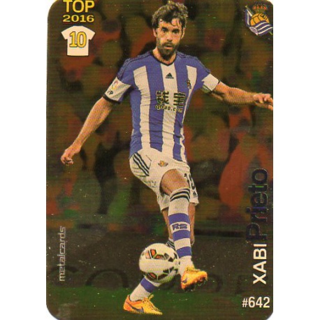 Xabi Prieto Real Sociedad Dorado Puntas Redondas 642 Las Fichas Quiz Liga 2016 Official Quiz Game Collection