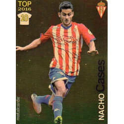 Nacho Cases Sporting Dorado Puntas Redondas 646 Las Fichas Quiz Liga 2016 Official Quiz Game Collection