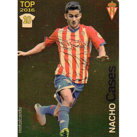 Nacho Cases Sporting Dorado Puntas Redondas 646 Las Fichas Quiz Liga 2016 Official Quiz Game Collection