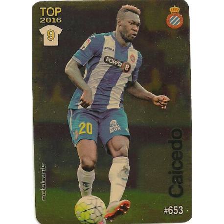 Caicedo Espanyol Dorado Puntas Redondas 653 Las Fichas Quiz Liga 2016 Official Quiz Game Collection