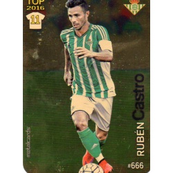 Rubén Castro Betis Dorado Puntas Redondas 666 Las Fichas Quiz Liga 2016 Official Quiz Game Collection