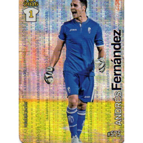 Andrés Fernández Granada Security Puntas Redondas 575 Las Fichas Quiz Liga 2016 Official Quiz Game Collection