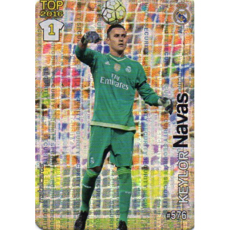 Keylor Navas Real Madrid Security Puntas Redondas 576 Las Fichas Quiz Liga 2016 Official Quiz Game Collection