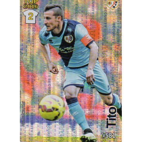 Tito Rayo Vallecano Security Puntas Redondas 581 Las Fichas Quiz Liga 2016 Official Quiz Game Collection