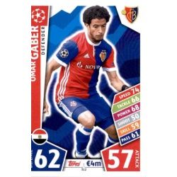 Omar Gaber Basilea 312 Match Attax Champions 2017-18