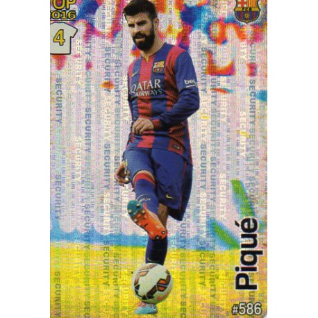 Piqué Barcelona Security Puntas Redondas 586 Las Fichas Quiz Liga 2016 Official Quiz Game Collection